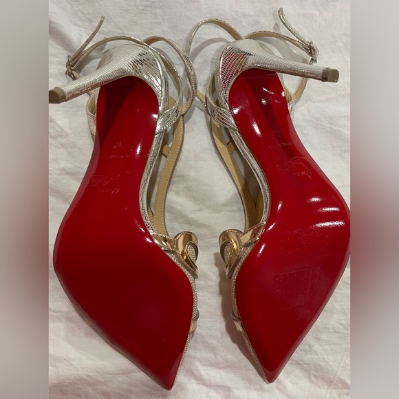 Christian Louboutin Double L Pump Size 37 NWT - Picture 6 of 10